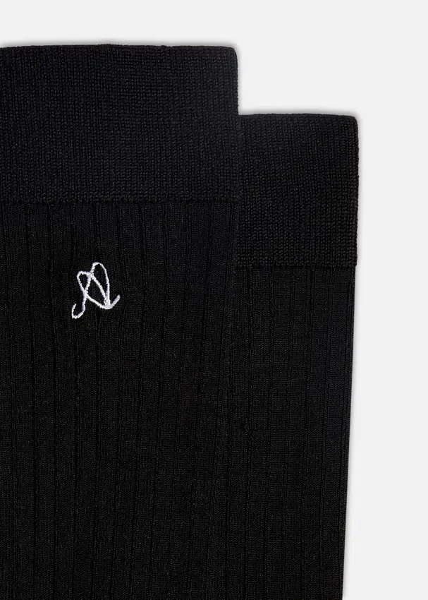A Logo Silk Socks A Logo Silk Socks