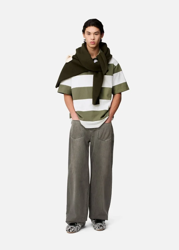 Striped Polo T-Shirt Striped Polo T-Shirt